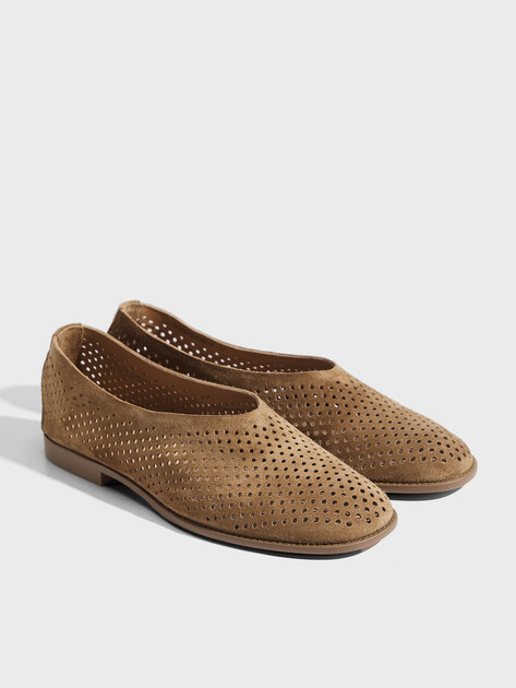 Женские слиперы TENDANCE, Артикул GL259-02, светлый хаки | 4873597. Ракурс 2