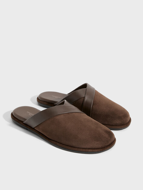 Женские шлепанцы TENDANCE, Артикул YS-58117A-9, темно-коричневый | 4874115. Ракурс 2