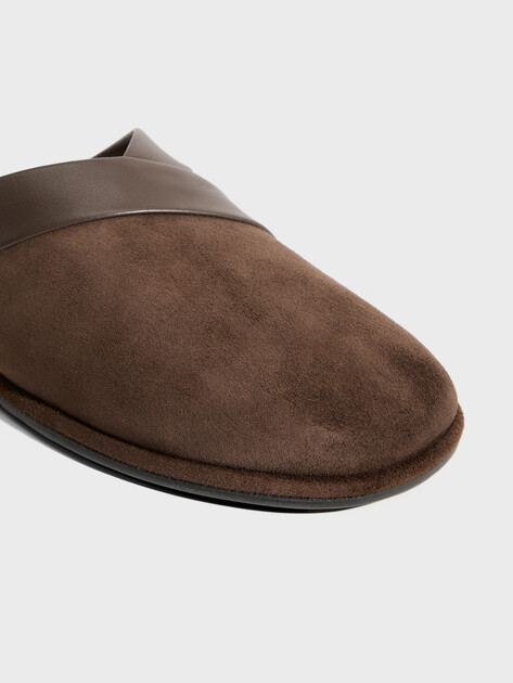 Женские шлепанцы TENDANCE, Артикул YS-58117A-9, темно-коричневый | 4874115. Ракурс 3