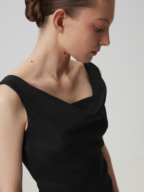 Женский топ LUMIQUE, Артикул YYHZS03, черный | 4874806. Ракурс 3 Женский топ LUMIQUE, Артикул YYHZS03, черный | 4874806. Ракурс 3