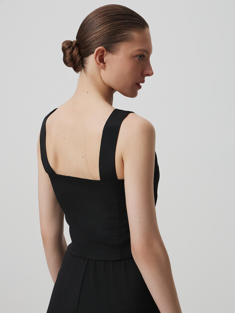 Женский топ LUMIQUE, Артикул YYHZS03, черный | 4874806. Ракурс 4 Женский топ LUMIQUE, Артикул YYHZS03, черный | 4874806. Ракурс 4