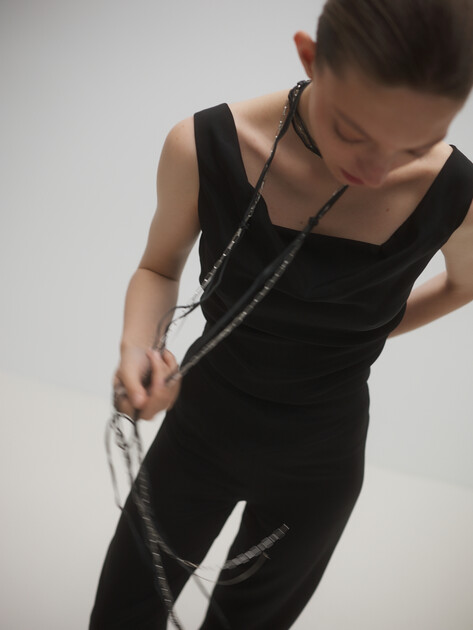 Женский топ LUMIQUE, Артикул YYHZS03, черный | 4874806. Ракурс 5 Женский топ LUMIQUE, Артикул YYHZS03, черный | 4874806. Ракурс 5