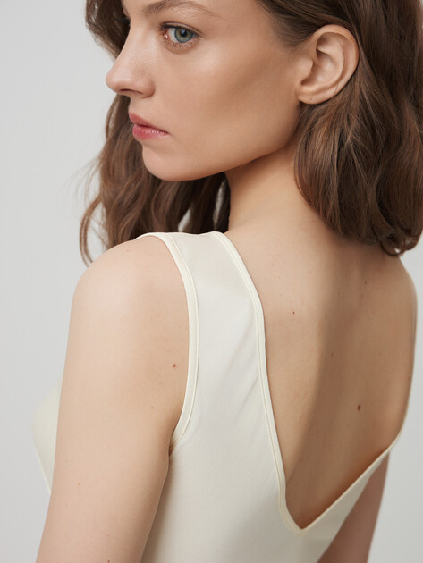 Женское платье LUMIQUE, Артикул YYHZS04, молочно-белый | 4874816. Ракурс 3 Женское платье LUMIQUE, Артикул YYHZS04, молочно-белый | 4874816. Ракурс 3