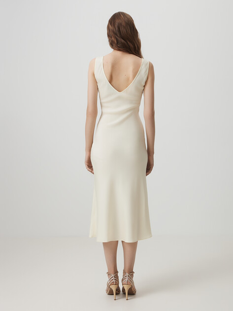 Женское платье LUMIQUE, Артикул YYHZS04, молочно-белый | 4874816. Ракурс 4 Женское платье LUMIQUE, Артикул YYHZS04, молочно-белый | 4874816. Ракурс 4