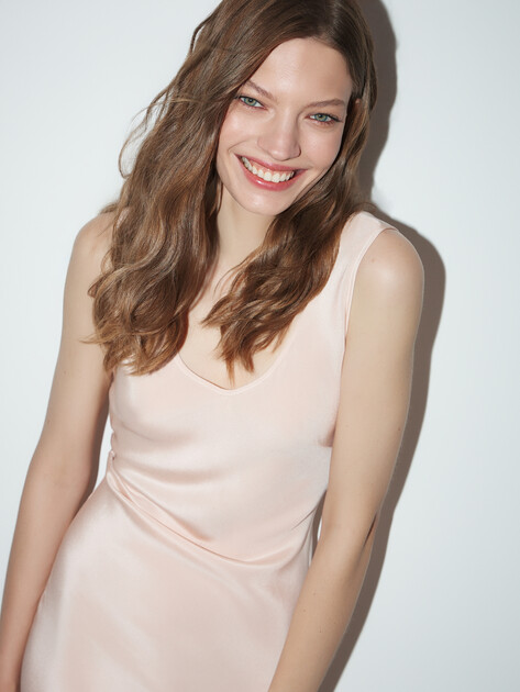 Женское платье LUMIQUE, Артикул YYHZS04, персиковый | 4874822. Ракурс 5 Женское платье LUMIQUE, Артикул YYHZS04, персиковый | 4874822. Ракурс 5