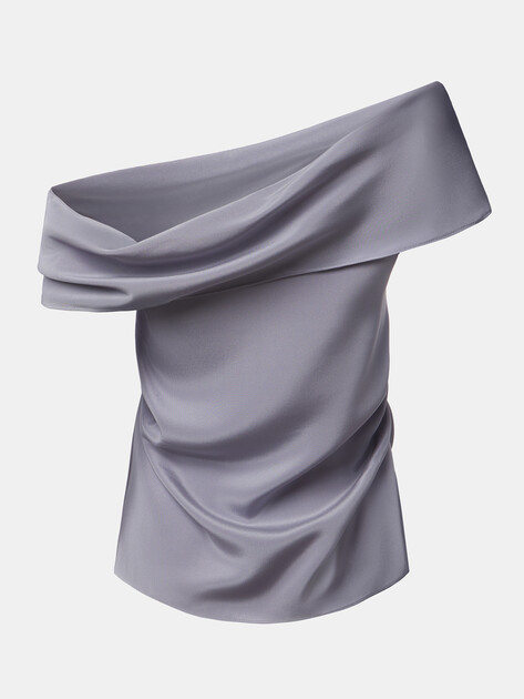 Женский топ LUMIQUE, Артикул YYHZS05, голубовато-серый | 4874826. Ракурс 8