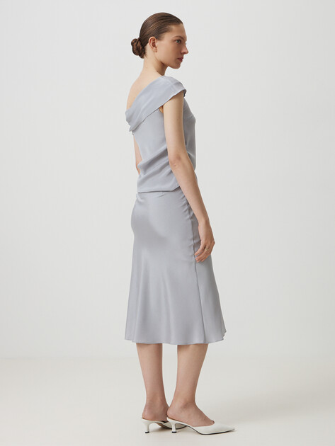 Женский топ LUMIQUE, Артикул YYHZS05, голубовато-серый | 4874826. Ракурс 6