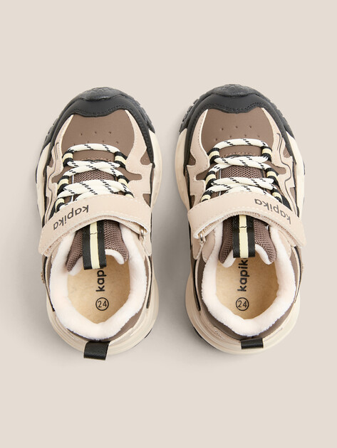 Детские кроссовки KAPIKA, Артикул 71541у-1, коричневый | 4875132. Ракурс 4