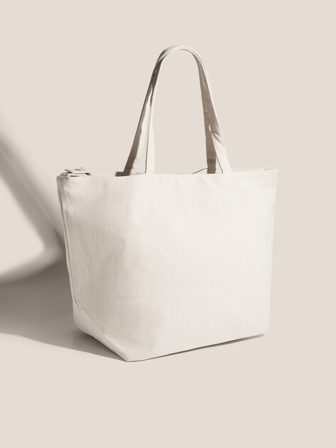 Женский шоппер KARL LAGERFELD JEANS klj color block ns shopper, Артикул A3W50067, светло-бежевый | 4875233. Ракурс 3