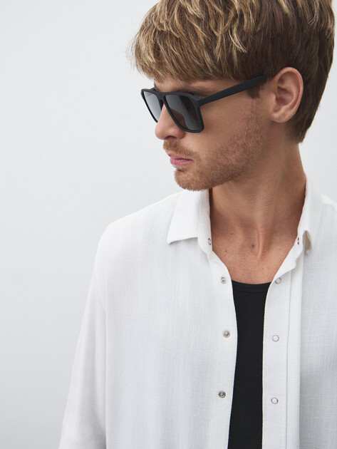Мужская рубашка MAISON DAVID, Артикул 2120-N-SMP, белый | 4875359. Ракурс 3