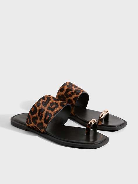 Женские вьетнамки TENDANCE, Артикул JYC263-10, леопардовый принт | 4883887. Ракурс 2