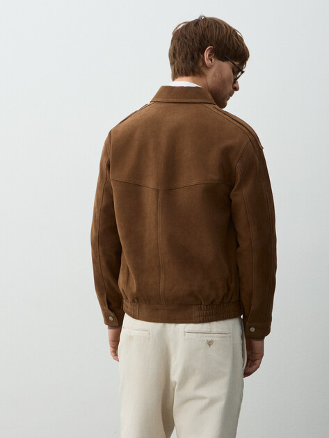 Мужская куртка MAISON DAVID, Артикул HJ-93344, коричневый | 4884066. Ракурс 4
