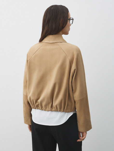 Женская куртка MAISON DAVID, Артикул HJ-92759, светло-бежевый | 4884133. Ракурс 5 Женская куртка MAISON DAVID, Артикул HJ-92759, светло-бежевый | 4884133. Ракурс 5