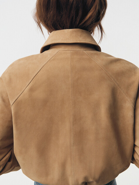 Женская куртка MAISON DAVID, Артикул HJ-92759, светло-бежевый | 4884133. Ракурс 8 Женская куртка MAISON DAVID, Артикул HJ-92759, светло-бежевый | 4884133. Ракурс 8