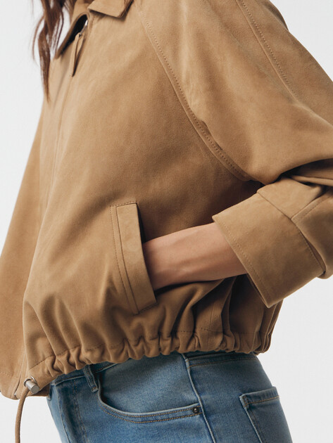 Женская куртка MAISON DAVID, Артикул HJ-92759, светло-бежевый | 4884133. Ракурс 9 Женская куртка MAISON DAVID, Артикул HJ-92759, светло-бежевый | 4884133. Ракурс 9