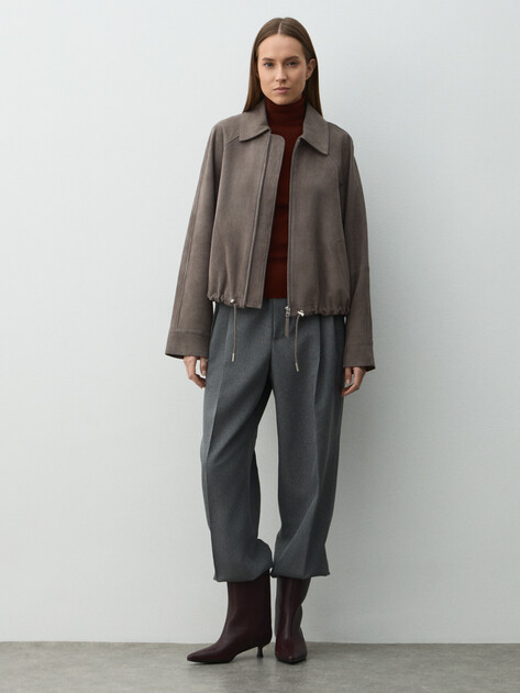 Женская куртка MAISON DAVID, Артикул HJ-92759, серый | 4884137. Ракурс 2