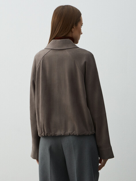 Женская куртка MAISON DAVID, Артикул HJ-92759, серый | 4884137. Ракурс 4