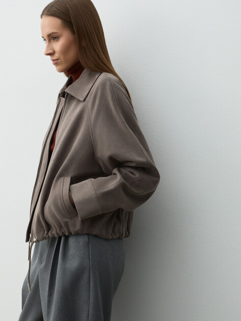 Женская куртка MAISON DAVID, Артикул HJ-92759, серый | 4884137. Ракурс 5