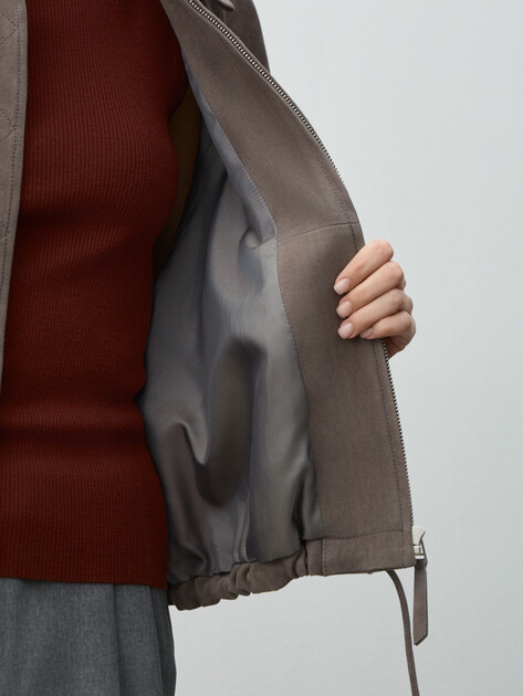 Женская куртка MAISON DAVID, Артикул HJ-92759, серый | 4884137. Ракурс 6