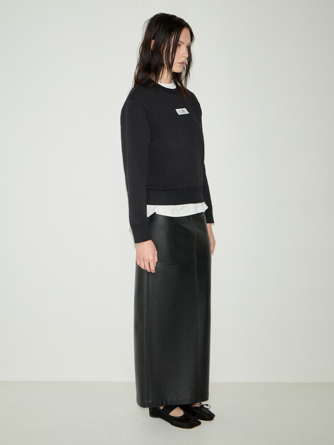 Женский свитшот MM6 MAISON MARGIELA, Артикул S52GU0247, черный | 4884333. Ракурс 2