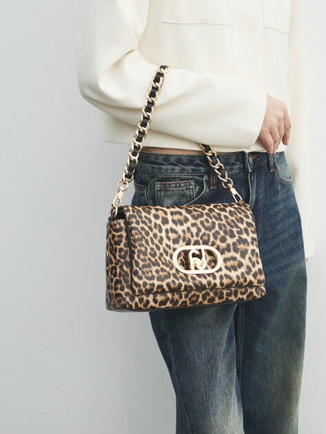 Женская сумка  LIU∙JO CIRRY, Артикул AA6148, леопардовый принт | 4886020. Ракурс 5