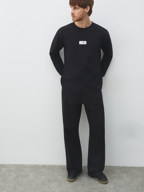 Мужские брюки MM6 MAISON MARGIELA, Артикул SH0KA0056, черный | 4887185. Ракурс 5 Мужские брюки MM6 MAISON MARGIELA, Артикул SH0KA0056, черный | 4887185. Ракурс 5
