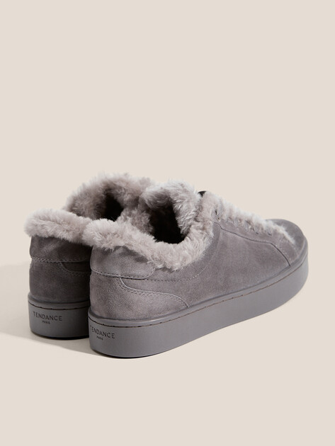 Женские кеды TENDANCE, Артикул HC2129-24, фиолетово-серый | 4887493. Ракурс 5