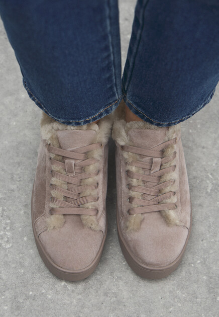 Женские кеды TENDANCE, Артикул HC2129-24, пыльно-розовый | 4887519. Ракурс 6