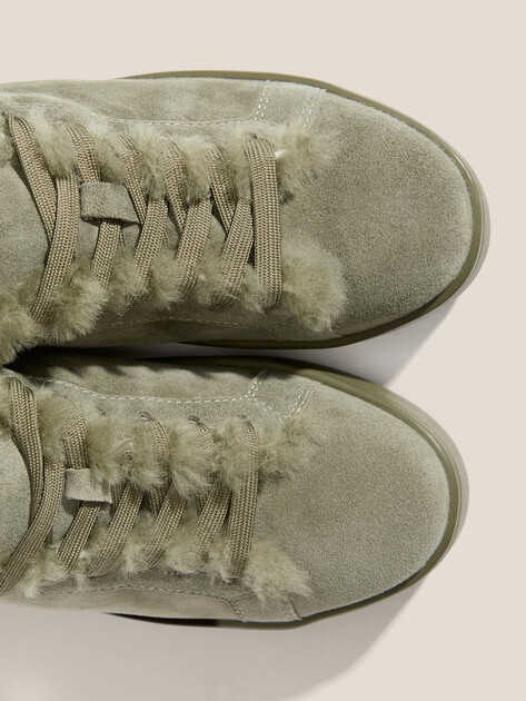 Женские кеды TENDANCE, Артикул HC2129-24, серо-зеленый | 4887526. Ракурс 3