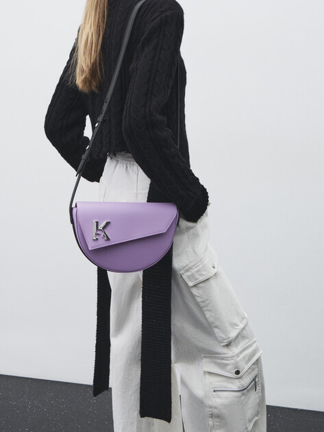 Женская сумка  KARL LAGERFELD JEANS, Артикул A3W30241(K), светло-фиолетовый | 4889546. Ракурс 5