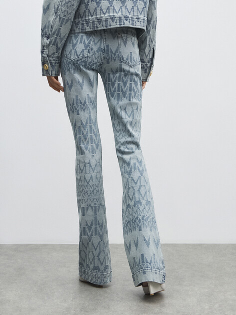 Женские джинсы клеш MARCIANO BY GUESS SARAH DENIM FLARED PANTS, Артикул 5YGA017354A, голубой | 4889846. Ракурс 4