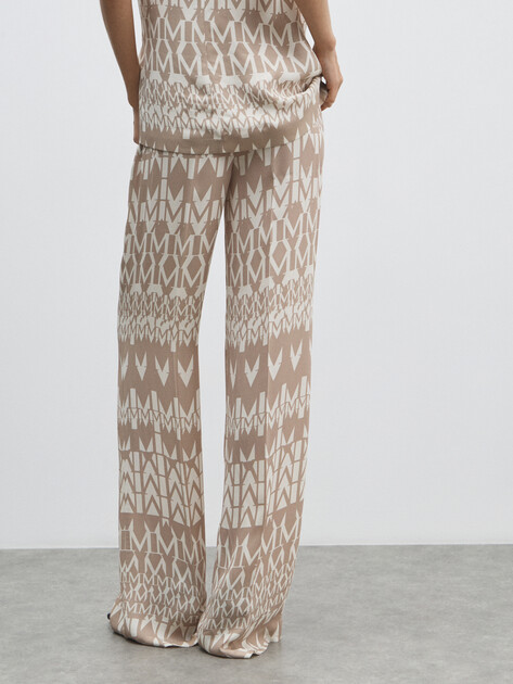 Женские широкие брюки MARCIANO BY GUESS, Артикул 5YGB217352A, молочно-бежевый | 4889859. Ракурс 4 Женские широкие брюки MARCIANO BY GUESS, Артикул 5YGB217352A, молочно-бежевый | 4889859. Ракурс 4