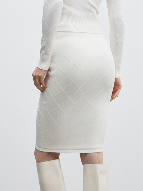Юбка мини MARCIANO BY GUESS MILEY PENCIL SKIRT, Артикул 5YGD295036Z, белый | 4889865. Ракурс 4 Юбка мини MARCIANO BY GUESS MILEY PENCIL SKIRT, Артикул 5YGD295036Z, белый | 4889865. Ракурс 4