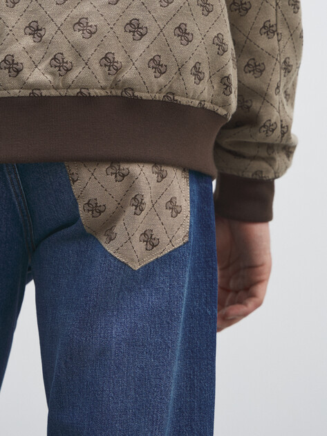 Мужские джинсы GUESS ANGELS, Артикул M5YAN2D5KT3, синий | 4890221. Ракурс 3