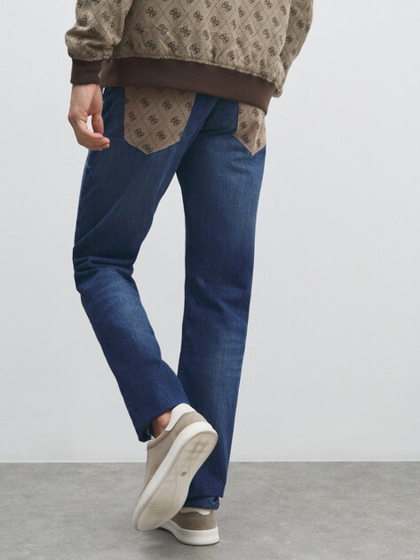 Мужские джинсы GUESS ANGELS, Артикул M5YAN2D5KT3, синий | 4890221. Ракурс 4