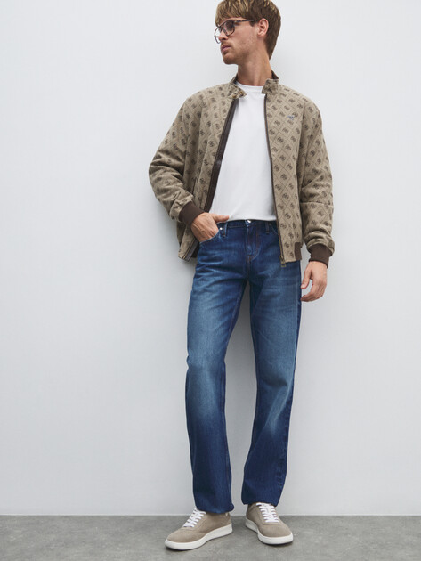 Мужские джинсы GUESS ANGELS, Артикул M5YAN2D5KT3, синий | 4890221. Ракурс 5