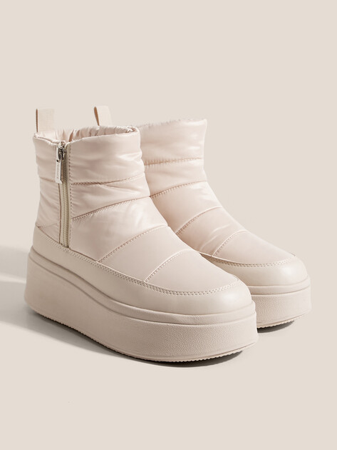 Женские дутики TENDANCE, Артикул AJ1490-4-5, светло-бежевый | 4891572. Ракурс 2