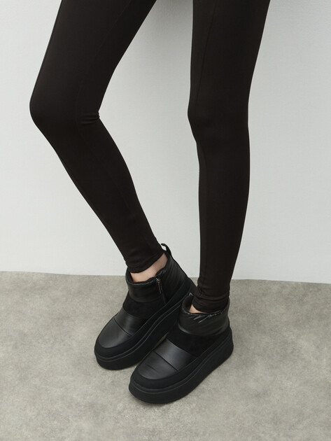 Женские дутики TENDANCE, Артикул AJ1490-4-16, черный | 4891580. Ракурс 7