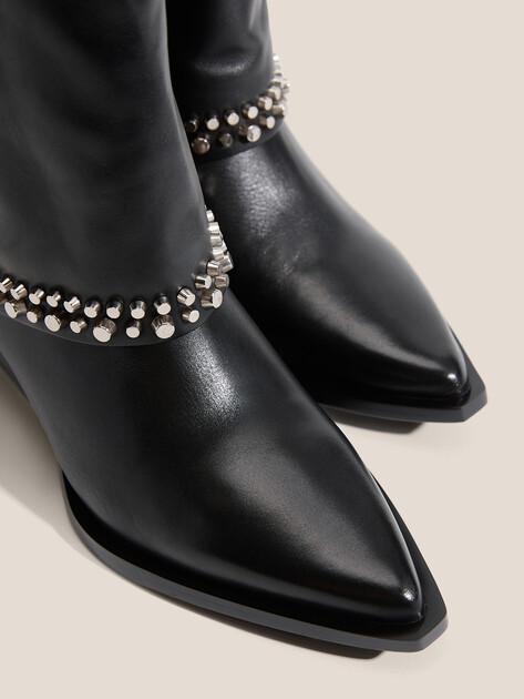 Казаки TENDANCE, Артикул GLC8555-03, черный | 4891945. Ракурс 3 Казаки TENDANCE, Артикул GLC8555-03, черный | 4891945. Ракурс 3