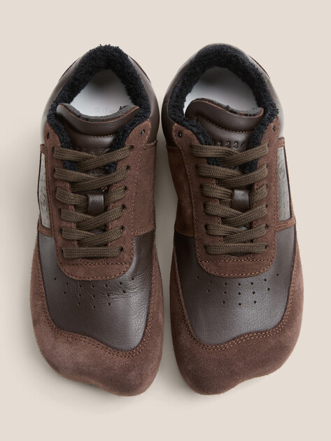 Женские кеды MM6 MAISON MARGIELA, Артикул S66WS0106, коричневый | 4893621. Ракурс 4
