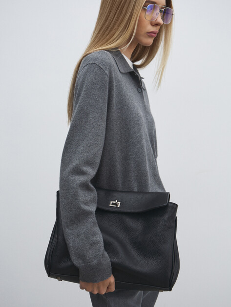 Женская сумка MAISON DAVID, Артикул VERONICA MEDIUM, черный | 4894351. Ракурс 5 Женская сумка MAISON DAVID, Артикул VERONICA MEDIUM, черный | 4894351. Ракурс 5