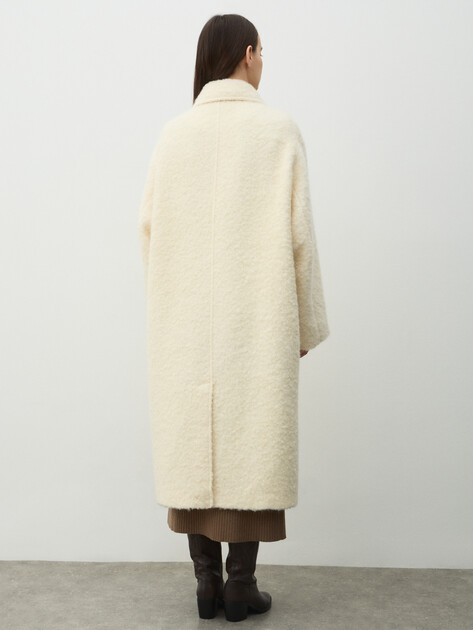 Женское пальто MAISON DAVID, Артикул ML-FU140004, молочно-белый | 4897129. Ракурс 4