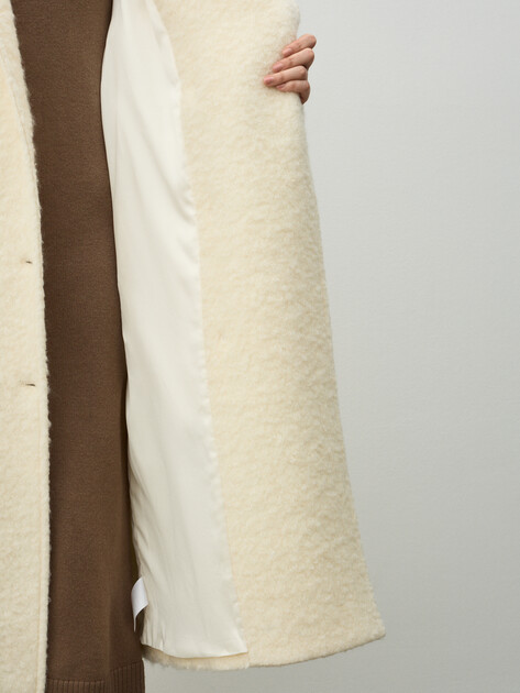 Женское пальто MAISON DAVID, Артикул ML-FU140004, молочно-белый | 4897129. Ракурс 6