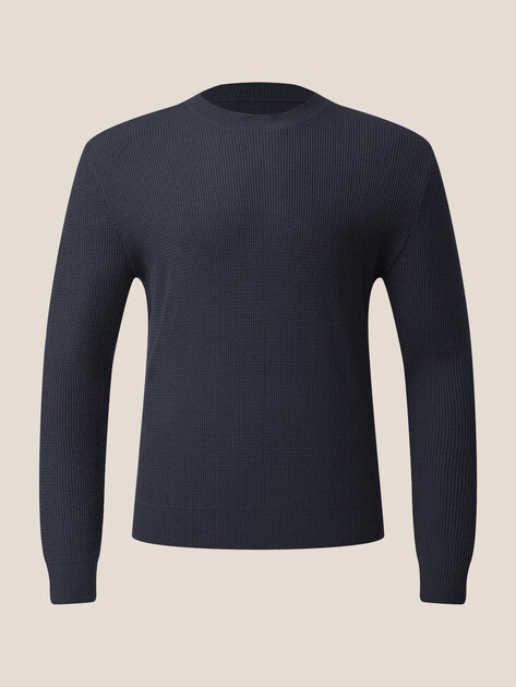 Мужской джемпер MAISON DAVID, Артикул ML-KN9007, темно-синий | 4897427. Ракурс 6