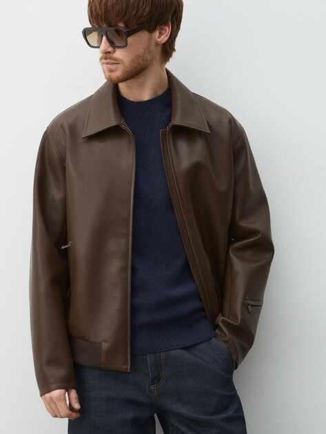 Мужской джемпер MAISON DAVID, Артикул ML-KN9007, темно-синий | 4897427. Ракурс 5