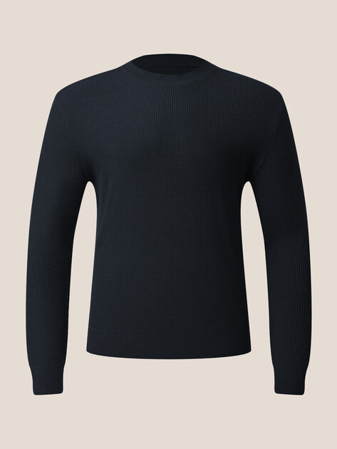 Мужской джемпер MAISON DAVID, Артикул ML-KN9007, темно-синий | 4897434. Ракурс 6