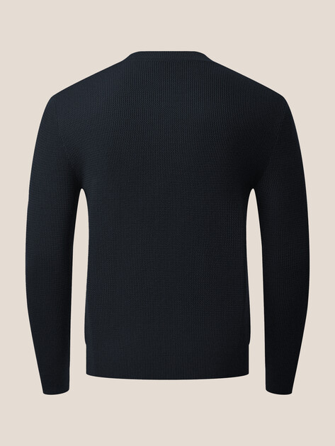 Мужской джемпер MAISON DAVID, Артикул ML-KN9007, темно-синий | 4897434. Ракурс 7