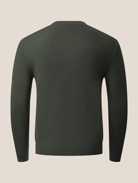 Мужской джемпер MAISON DAVID, Артикул ML-KN9007, зеленый | 4897441. Ракурс 7