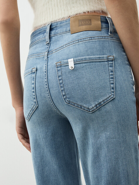 Женские джинсы скинни LIU∙JO, Артикул UA6063, голубой | 4898083. Ракурс 3