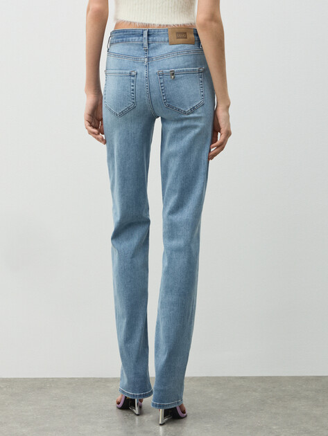 Женские джинсы скинни LIU∙JO, Артикул UA6063, голубой | 4898083. Ракурс 4